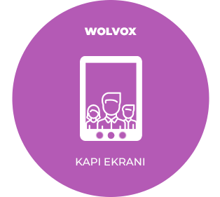 AKINSOFT WOLVOX KAPI EKRANI
